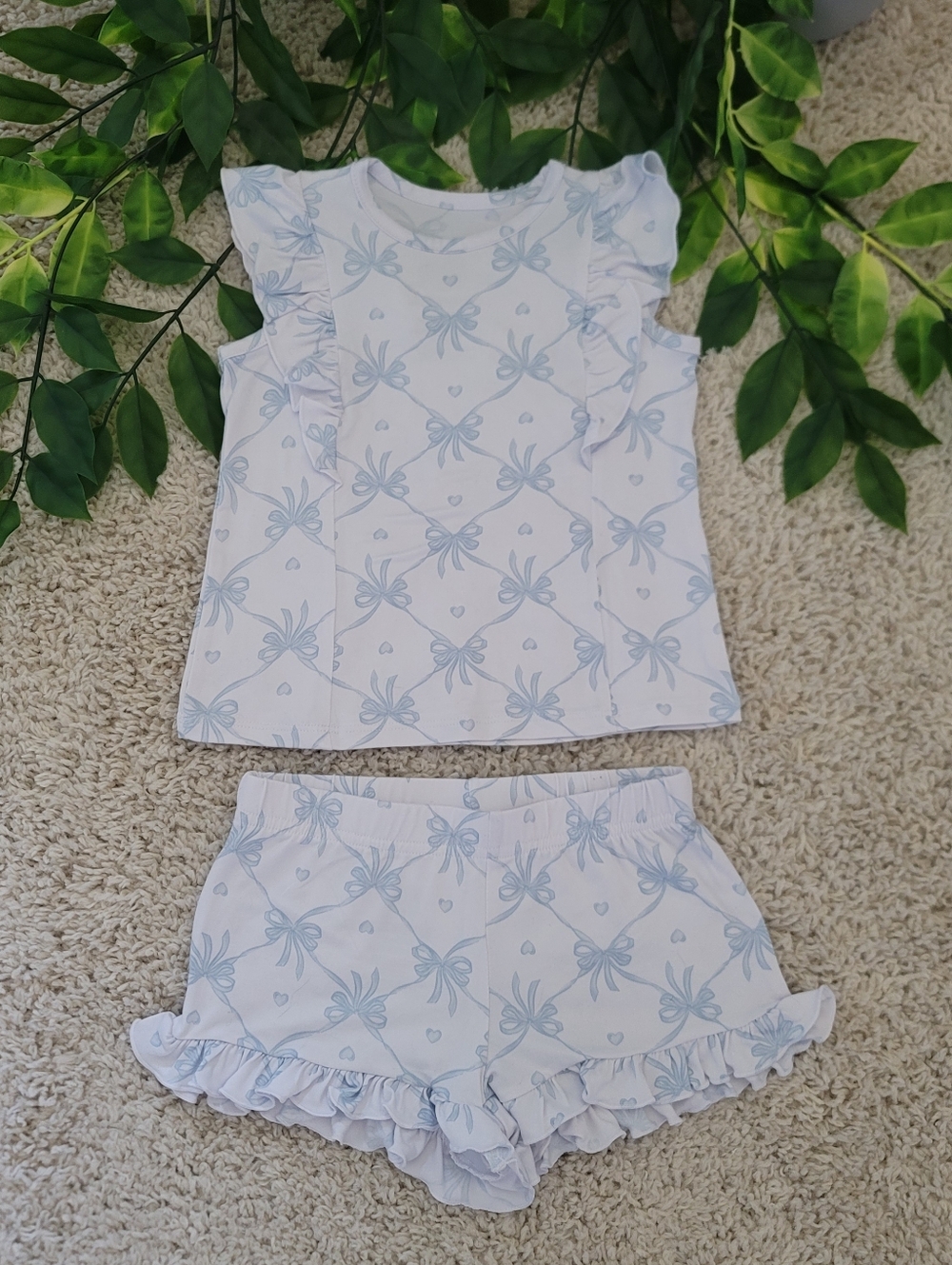 Baby Girl Ruffled Bow Outfit (3T)
